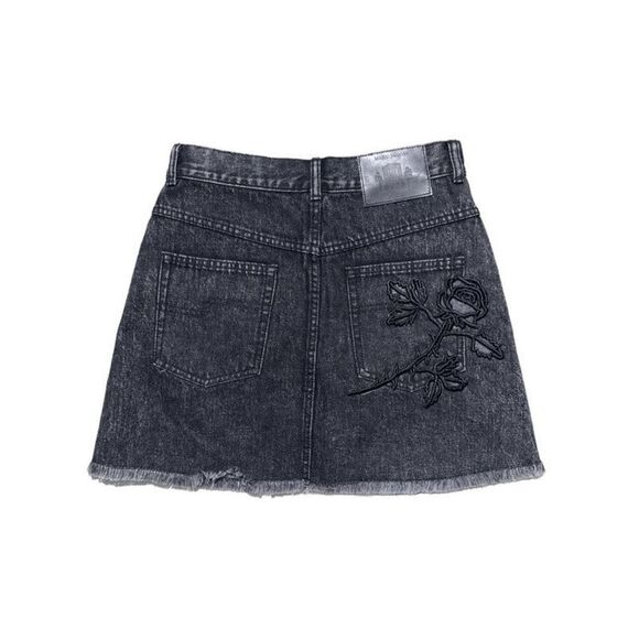 Marc Jacobs Embroidered Denim Skirt Size: XS - Picture 4 of 11